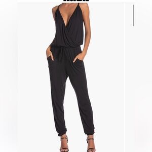 Go Couture Midnight Black Jumpsuit